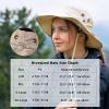 imageTOPEX Waterproof Ponytail RainProof UV50 Sun Hat Cooling Mesh Lining Women Ladies Fashion Oversized0702beige