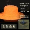 imageTOPEX Waterproof Ponytail RainProof UV50 Sun Hat Cooling Mesh Lining Women Ladies Fashion Oversized0702orange