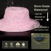imageTOPEX Waterproof Ponytail RainProof UV50 Sun Hat Cooling Mesh Lining Women Ladies Fashion Oversized0702pink