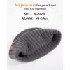imageTOPEX XLXXL 100 Merino Wool Short Fisherman Beanie Hats for Men Women Knit Skull Cap Cuffed Beanies Warm Winter HatsGrey