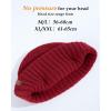 imageTOPEX XLXXL 100 Merino Wool Short Fisherman Beanie Hats for Men Women Knit Skull Cap Cuffed Beanies Warm Winter HatsRed