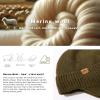 imageTOPEX XLXXL Dryknit Unisex 80 Merino Wool Waterproof Beanie with Ear Flap Warm Winter Fleece Lined Beanie HatGreen