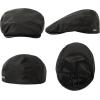 imageTOPEX XLXXL Mens Newsboy Flat Cap  Gatsby Irish Duckbill Cap for Golf Driving Waterproof ampamp UPF 50Black616 Waterproof