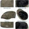imageTOPEX XLXXL Mens Newsboy Flat Cap  Gatsby Irish Duckbill Cap for Golf Driving Waterproof ampamp UPF 50Green616 Waterproof