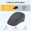 imageTOPEX XLXXL Mens Newsboy Flat Cap  Gatsby Irish Duckbill Cap for Golf Driving Waterproof ampamp UPF 50Grey616 Waterproof
