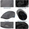 imageTOPEX XLXXL Mens Newsboy Flat Cap  Gatsby Irish Duckbill Cap for Golf Driving Waterproof ampamp UPF 50Grey616 Waterproof
