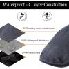 imageTOPEX XLXXL Mens Newsboy Flat Cap  Gatsby Irish Duckbill Cap for Golf Driving Waterproof ampamp UPF 50Navy Waterproof Waxed Cotton