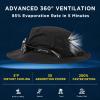 imageTOPEX XLXXL UPF 50 Wide Brim Sun Hat for Men and Women  Advanced Cooling ampamp UltraBreathable for Outdoor ComfortBlack