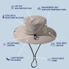 imageTOPEX XLXXL UPF 50 Wide Brim Sun Hat for Men and Women  Advanced Cooling ampamp UltraBreathable for Outdoor ComfortGrey