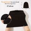 imageUnisex Oversize All Day ampamp Season Wool Blend Micro Weight Beanie Hat Soft Skin FriendlyBlackthick
