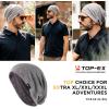 imageUnisex Oversize All Day ampamp Season Wool Blend Micro Weight Beanie Hat Soft Skin FriendlyGrey