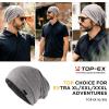 imageUnisex Oversize All Day ampamp Season Wool Blend Micro Weight Beanie Hat Soft Skin FriendlyGreythick