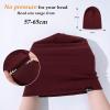 imageUnisex Oversize All Day ampamp Season Wool Blend Micro Weight Beanie Hat Soft Skin FriendlyRedthick