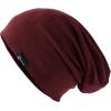imageUnisex Oversize All Day ampamp Season Wool Blend Micro Weight Beanie Hat Soft Skin FriendlyRedthick