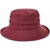 imageComhats Rain Hat for Women Waterproof Wide Brim Sun Hats for Ladies UV Protection Summer Bucket Hats Beach Packable 5562CM737red