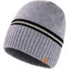 imageTOPEX MLXL Unisex 50 Merino Wool Skull Cap Warm Winter Beanie Hats Double Layer Knit Hat with Reflective Strips95586grey