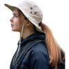 imageTOPEX Waterproof Ponytail RainProof UV50 Sun Hat Cooling Mesh Lining Women Ladies Fashion Oversized0702beige