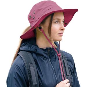 imageTOPEX Waterproof Ponytail RainProof UV50 Sun Hat Cooling Mesh Lining Women Ladies Fashion Oversized0702rose