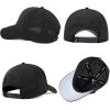 imageHydro Performance Snapback Baseball Cap Lightweight Cooling Hat for Large Heads Water Repellent Breathable FloatableBlackeco Pack