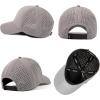 imageHydro Performance Snapback Baseball Cap Lightweight Cooling Hat for Large Heads Water Repellent Breathable FloatableGreyeco Pack