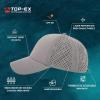 imageHydro Performance Snapback Baseball Cap Lightweight Cooling Hat for Large Heads Water Repellent Breathable FloatableGreyeco Pack