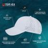 imageHydro Performance Snapback Baseball Cap Lightweight Cooling Hat for Large Heads Water Repellent Breathable FloatableWhiteeco Pack