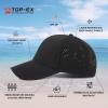 imageOversize XLXXL Snapback Baseball Cap Hydro Performance Cool Hat Water Repellent Golf Boat Beach WorkoutBlack