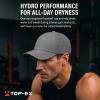 imageOversize XLXXL Snapback Baseball Cap Hydro Performance Cool Hat Water Repellent Golf Boat Beach WorkoutGrey