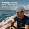 imageOversize XLXXL Snapback Baseball Cap Hydro Performance Cool Hat Water Repellent Golf Boat Beach WorkoutGrey
