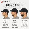 imageOversize XLXXL Snapback Baseball Cap Hydro Performance Cool Hat Water Repellent Golf Boat Beach WorkoutNavy