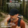imageOversize XLXXL Snapback Baseball Cap Hydro Performance Cool Hat Water Repellent Golf Boat Beach WorkoutWhite