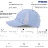 imageTOPEX Cooling UV 50 High Ponytail Baseball Cap for Women  Most Women Start with SM  Breathable for Running Golf SportsMisty Periwinkle