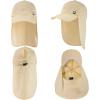 imageTOPEX LXL Sun Hats for Women Ponytail Baseball Cap with Neck Flap UPF50 Summer Hiking Gardening Hat WaterproofBeige