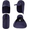 imageTOPEX LXL Sun Hats for Women Ponytail Baseball Cap with Neck Flap UPF50 Summer Hiking Gardening Hat WaterproofBlue