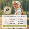 imageTOPEX LXL Sun Hats for Women Ponytail Baseball Cap with Neck Flap UPF50 Summer Hiking Gardening Hat WaterproofGrey