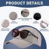 imageTOPEX LXLXXL Unisex Moisture Wicking Baseball Cap Breathable Sport Hats Sun Protection Summer Cap with Sunglass LockGrey