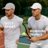 imageTOPEX LXLXXL Unisex Moisture Wicking Baseball Cap Breathable Sport Hats Sun Protection Summer Cap with Sunglass LockWhite