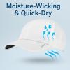 imageTOPEX LXLXXL Unisex Moisture Wicking Baseball Cap Breathable Sport Hats Sun Protection Summer Cap with Sunglass LockWhite