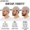 imageTOPEX LXLXXL Unisex Moisture Wicking Baseball Cap Breathable Sport Hats Sun Protection Summer Cap with Sunglass LockWhite
