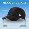 imageTOPEX XLXXL Ponytail Sun Baseball Cap for Women Cooling Running Hat Summer Breathable Mesh HatBlack