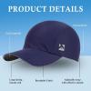 imageTOPEX XLXXL Ponytail Sun Baseball Cap for Women Cooling Running Hat Summer Breathable Mesh HatNavy Blue