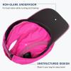 imageTOPEX XLXXL Ponytail Sun Baseball Cap for Women Cooling Running Hat Summer Breathable Mesh HatRhodamine Red
