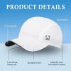 imageTOPEX XLXXL Ponytail Sun Baseball Cap for Women Cooling Running Hat Summer Breathable Mesh HatWhite