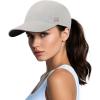 imageTOPEX XLXXL Ponytail Sun Baseball Cap for Women Cooling Running Hat Summer Breathable Mesh HatGrey