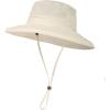 imageUV 50 Sun Hat for Women Wide Brim with Ponytail Hole Summer Packable Sunhat for Beach Fishing Hiking Gardening WaterproofBeige