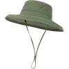 imageUV 50 Sun Hat for Women Wide Brim with Ponytail Hole Summer Packable Sunhat for Beach Fishing Hiking Gardening WaterproofGreen