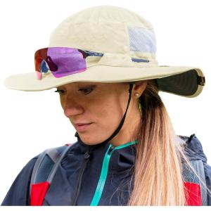 imageTOPEX Womens Wide Brim Sun Hat with Ponytail Hole UV 50 Summer Beach Sunhat for Fishing Hiking Outdoor Cooling MeshBeige