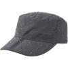 imageTOPEX Mens Waterproof Army Hat  Foldable Brim Cadet Military Cap for Golf Running Outdoor Dad Baseball Cap96569dark Grey