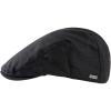imageTOPEX XLXXL Mens 100 Linen Flat Cap Summer Cooling Newsboy Hats Cotton Lining557black