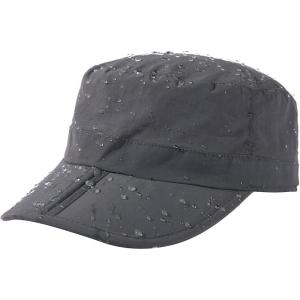 imageTOPEX Mens Waterproof Army Hat  Foldable Brim Cadet Military Cap for Golf Running Outdoor Dad Baseball Cap96569dark Grey